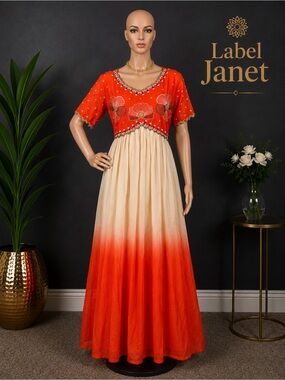 Brand new cotton maxi dress for women -Bust size - L up to XL
